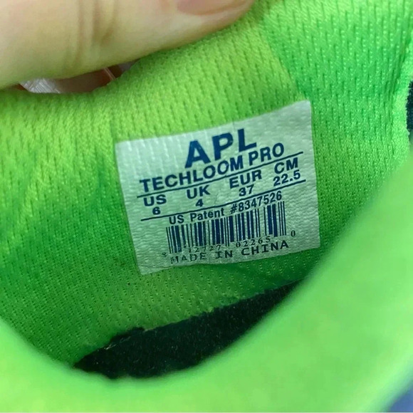 APL Techloom Pro Neon Green Purple & Pink Sneakers Womens Size 6 - Picture 6 of 13